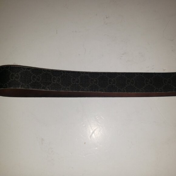 Gucci Borwn GG Supreme Kingsnake Belt - Picture 15 of 16